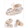 atacado criança infantil bebê meninas sandálias soft sloe tassel berço sapatos